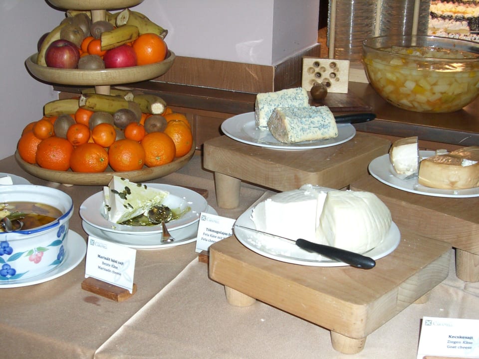 Käse und Obstbuffet Caramell Premium Resort