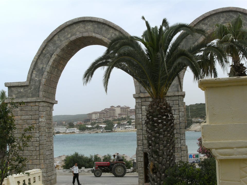 Ausblick auf die Badebucht Club Resort Atlantis