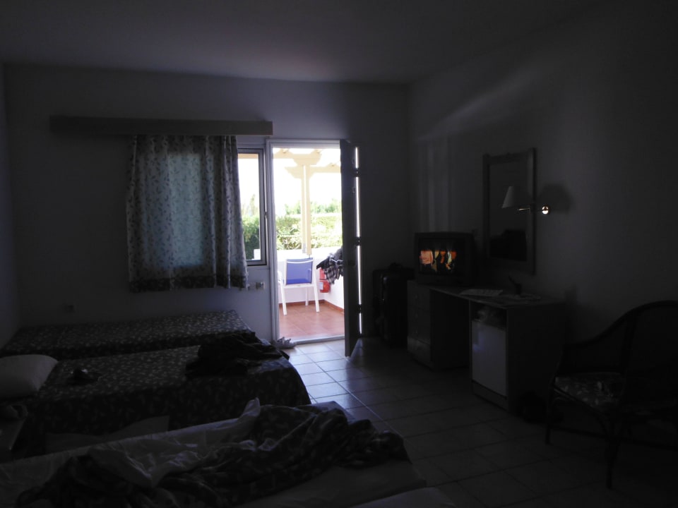 Blick zum Eingang Mastichari Bay Hotel