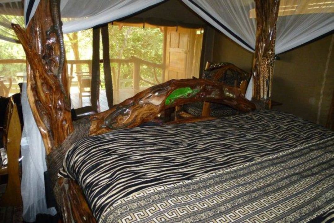 Das tolle Bett Royal Mara Safari Lodge
