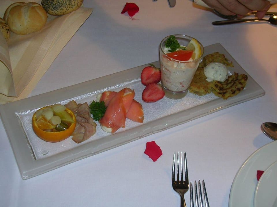 Dinner im Zimmer Hotel Landliebe