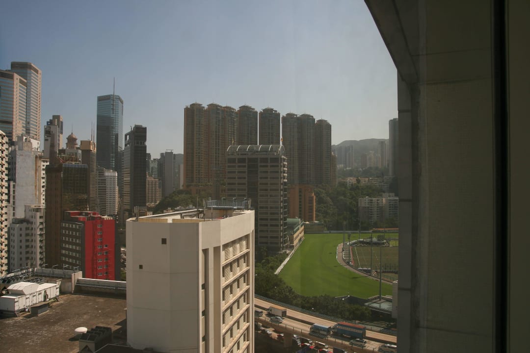 Skyline von Hong Kong Cosmo Hotel