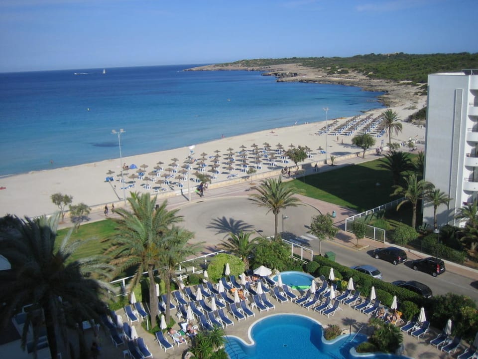 Blick vom Balkon Hipotels Hipocampo Playa