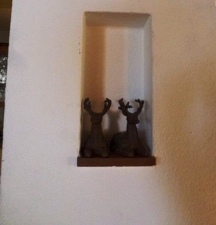 'Doppel-Hirschen' (Deko Detail) Hotel Gasthof Hirschen