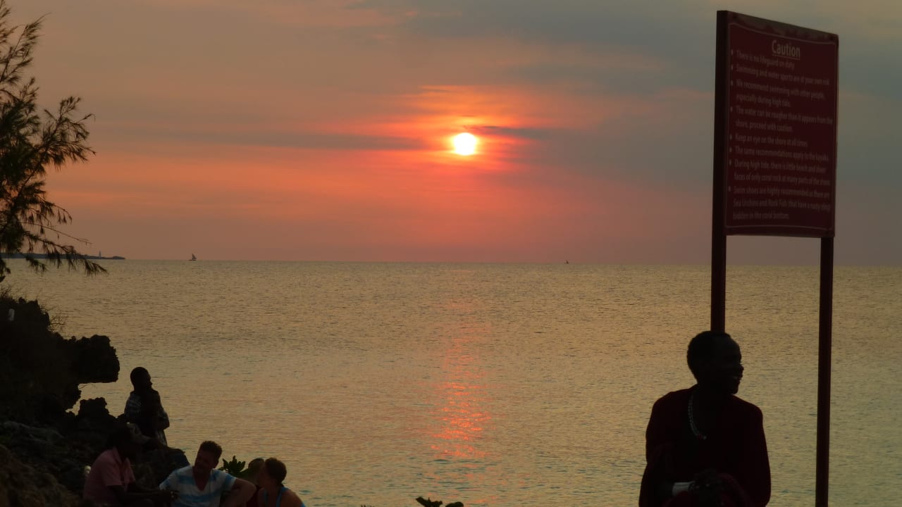Sonnenuntergang Royal Zanzibar Beach Resort
