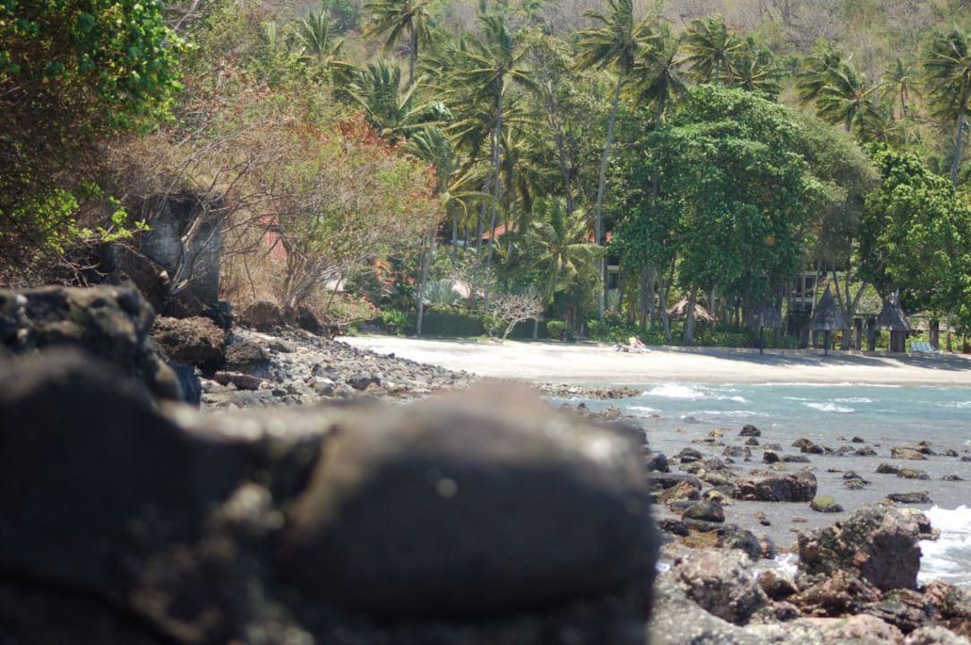 Blick zum Hotelstrand Hotel Sheraton Senggigi Lombok Beach Resort