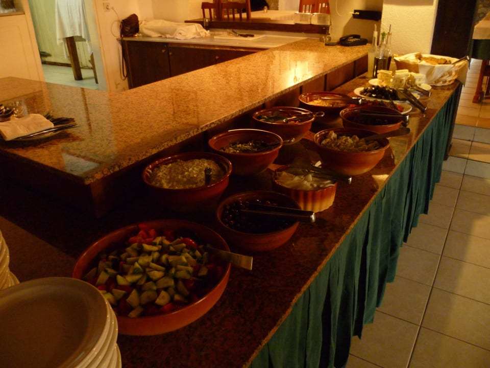 Abendessenbüffet Hotel Geranion Village