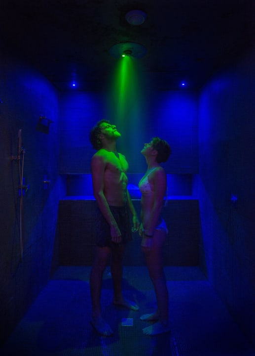 Tangerine Spa: frigidarium / rain labyrinth Ambasciatori Place Hotel - Fiuggi