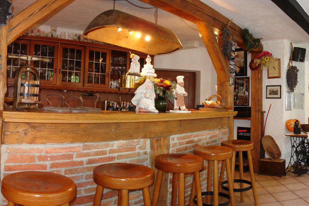 Blick in das Restaurant Pension Landhaus Machold