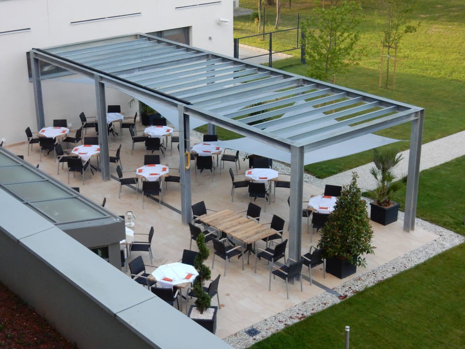 Aussenbereich Restaurant Thermal Hotel Balance Lenti