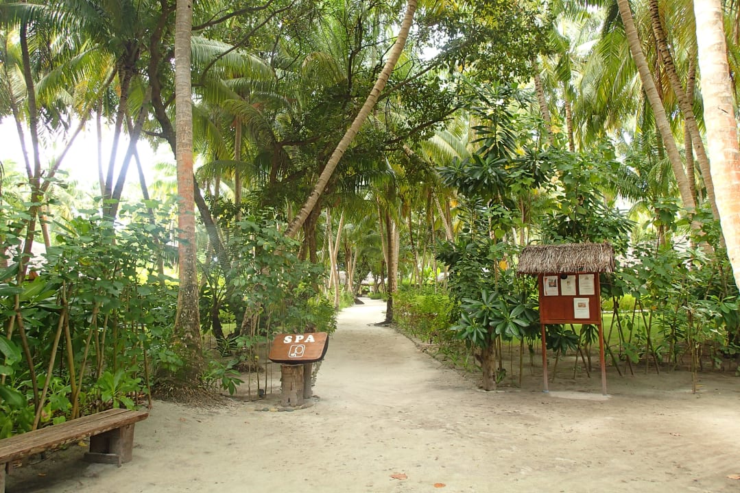 Zum Spa, waren wir aber nie Filitheyo Island Resort