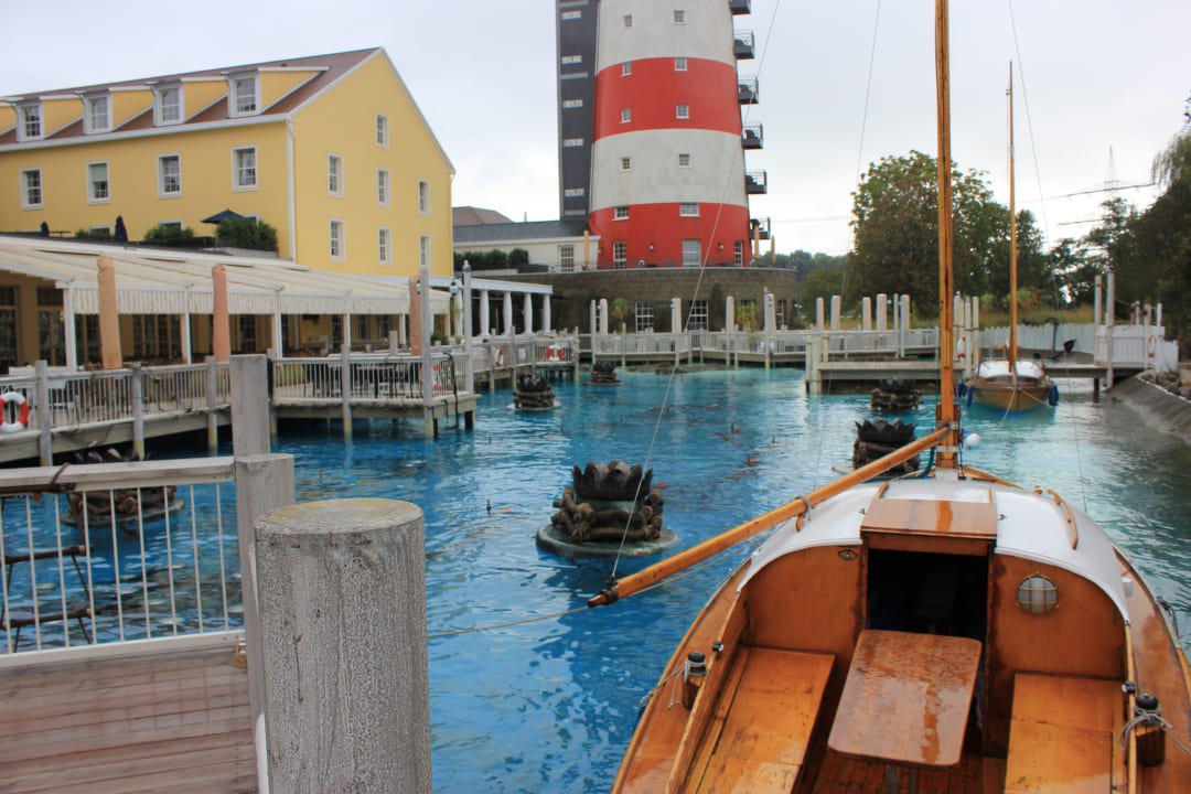 Echte Segelboote  Hotel Bell Rock Europa-Park