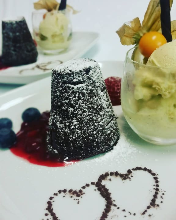 Schokoladensouffle Hotel & Restaurant Rosenbusch