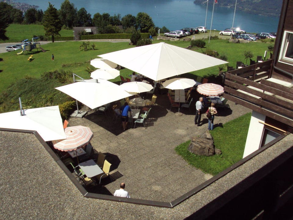 Aussicht vom Balkon Seeblick Höhenhotel