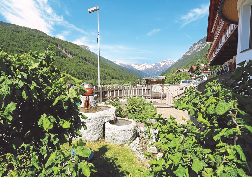 Ausblick Pension Alpenhof