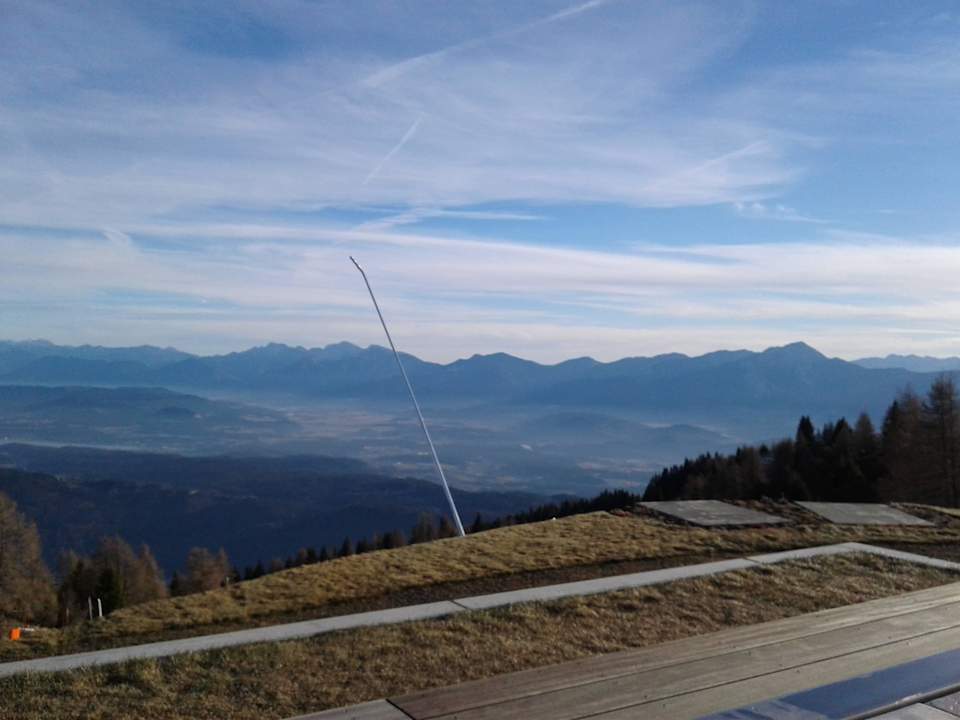Ausblick vom Endless-Pool Mountain Resort Feuerberg