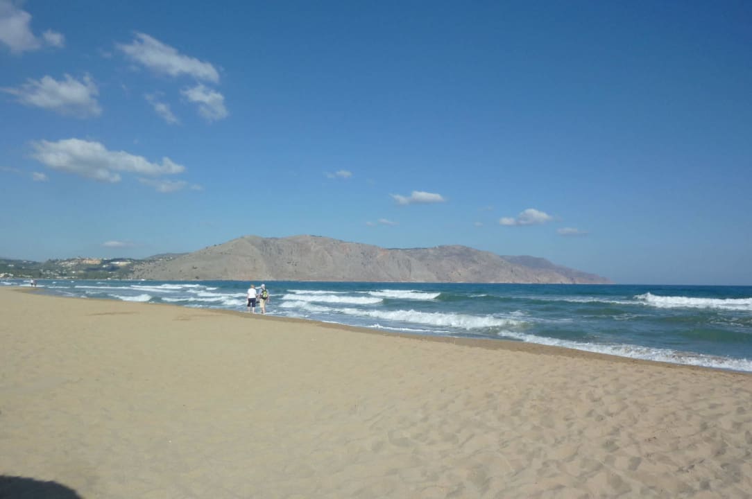 Blick von der Strandliege Anemos Luxury Grand Resort