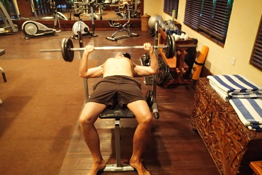 Fitnesscenter war toll, dort gabs Wasser kostenlos Filitheyo Island Resort