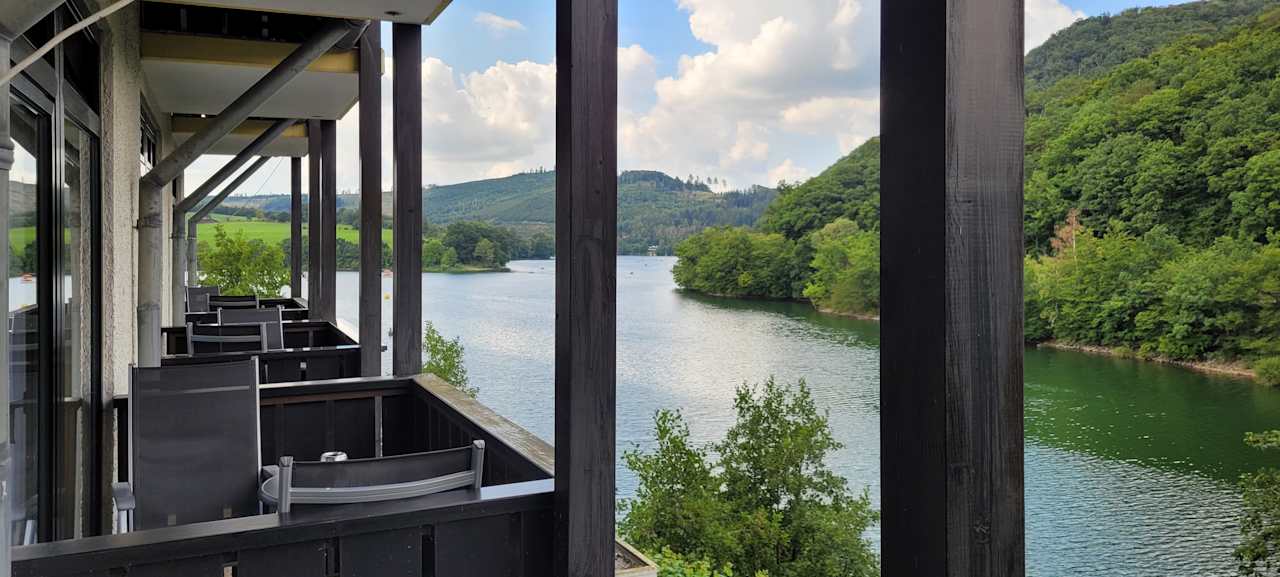 Ausblick Göbel's Seehotel Diemelsee