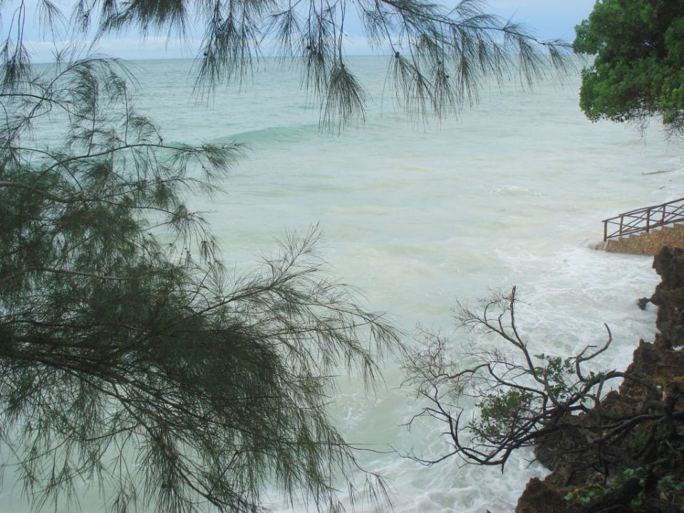 Flut vom Wellnesscenter aus gesehen Baobab Beach Resort & Spa