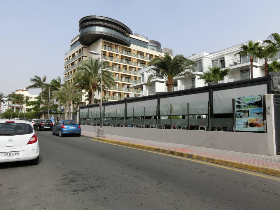 Straße vor Hotel Hotel El Palmar