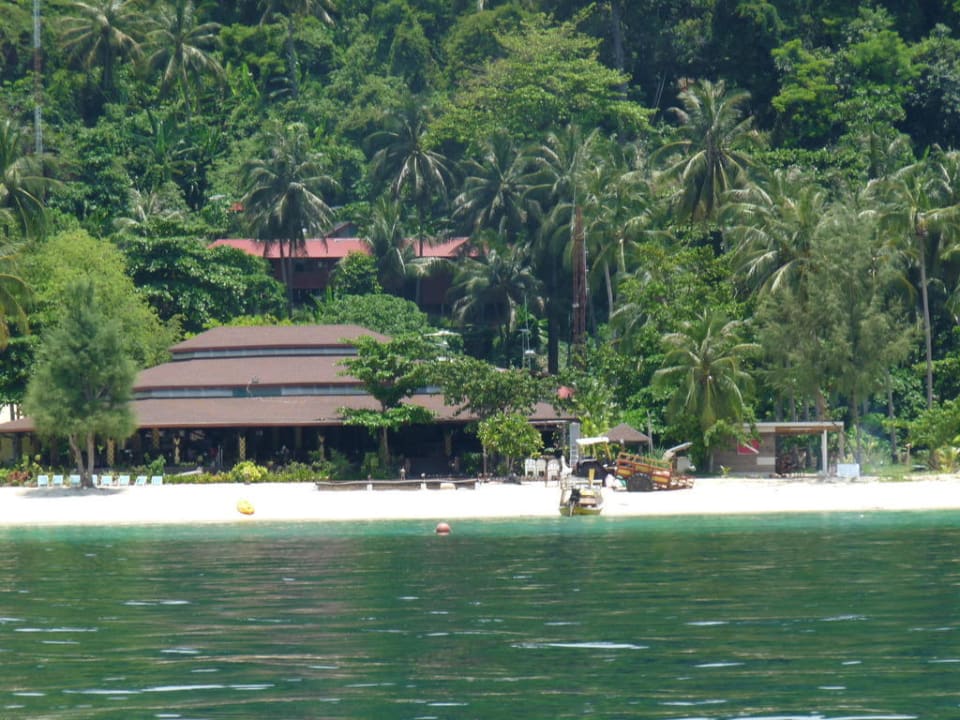 Vom Meer ausgesehen Koh Hai Fantasy Resort & Spa