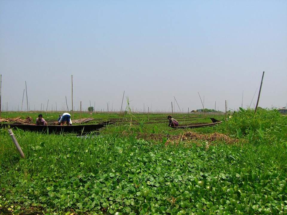 Vista dal balcone Hotel Paradise Inle Resort