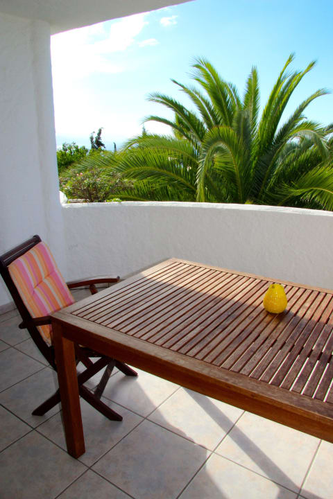 Grosser Balkon mit schöner Möblierung Residencial Rolando