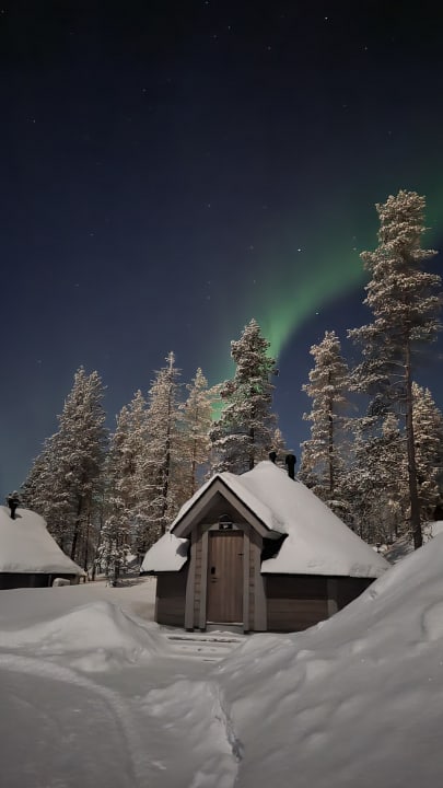 Außenansicht Northern Lights Village Saariselkä
