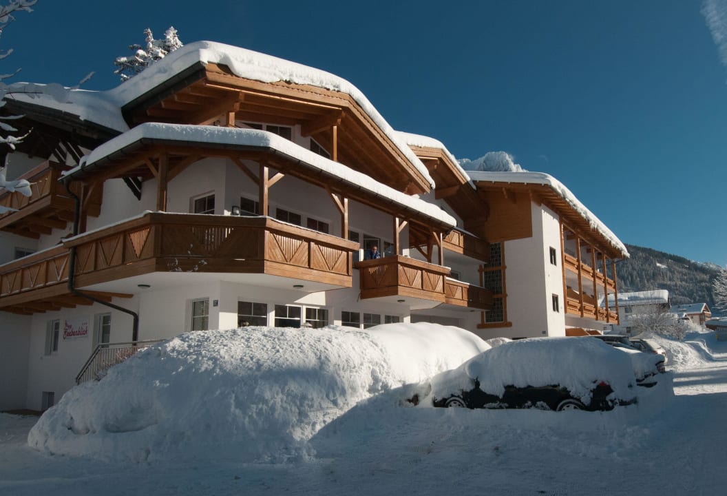 Winteransicht Gästehaus Seebenblick