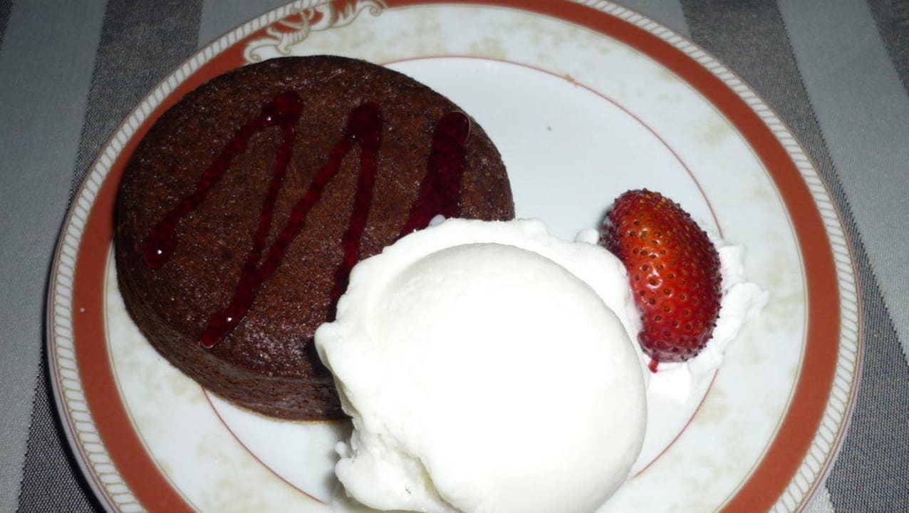 Dessert beim Italiener Botanik Hotel & Resort