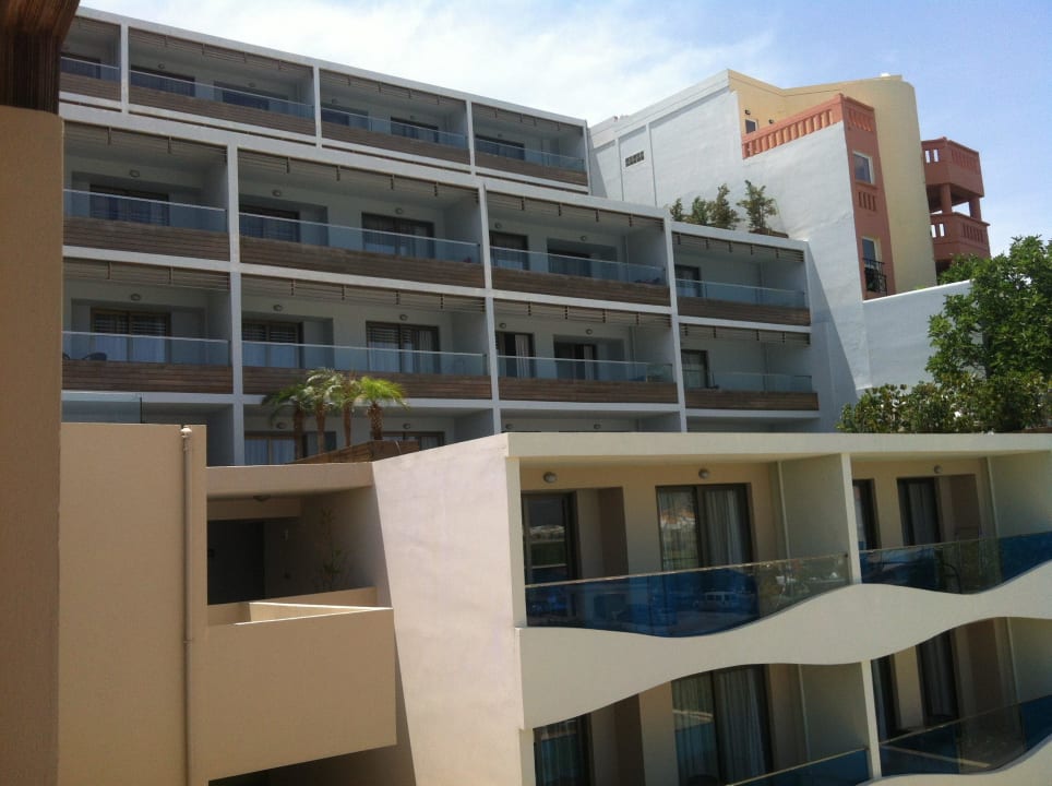 Ansicht der Appartementanlage - Blick aufs Meer Hotel Iolida Beach