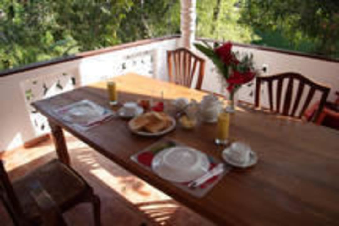 Frühstücksterrasse Villa Vollmond