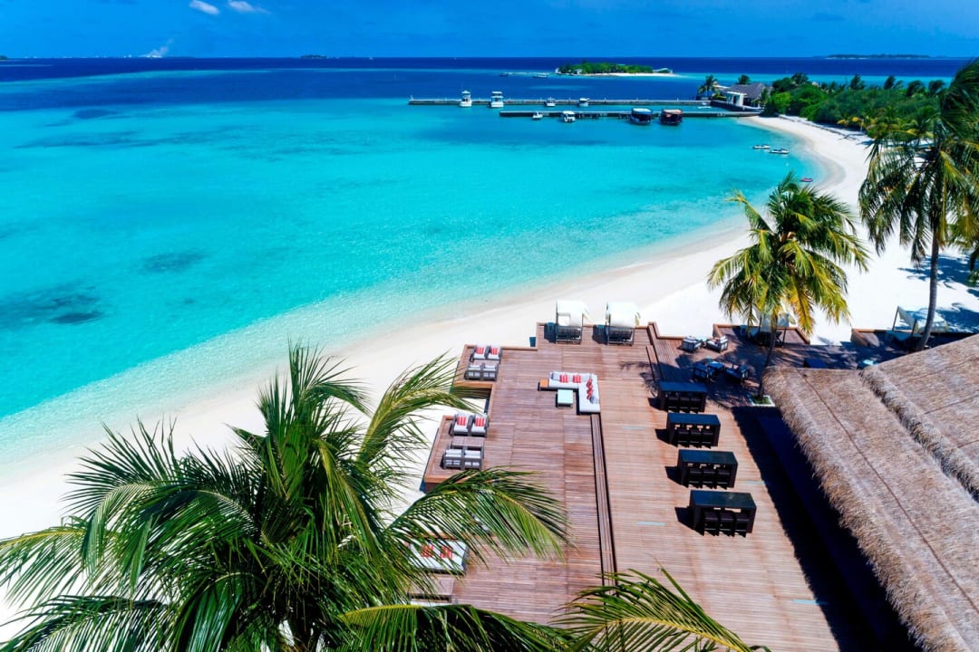Ausblick Sheraton Maldives Full Moon Resort & Spa