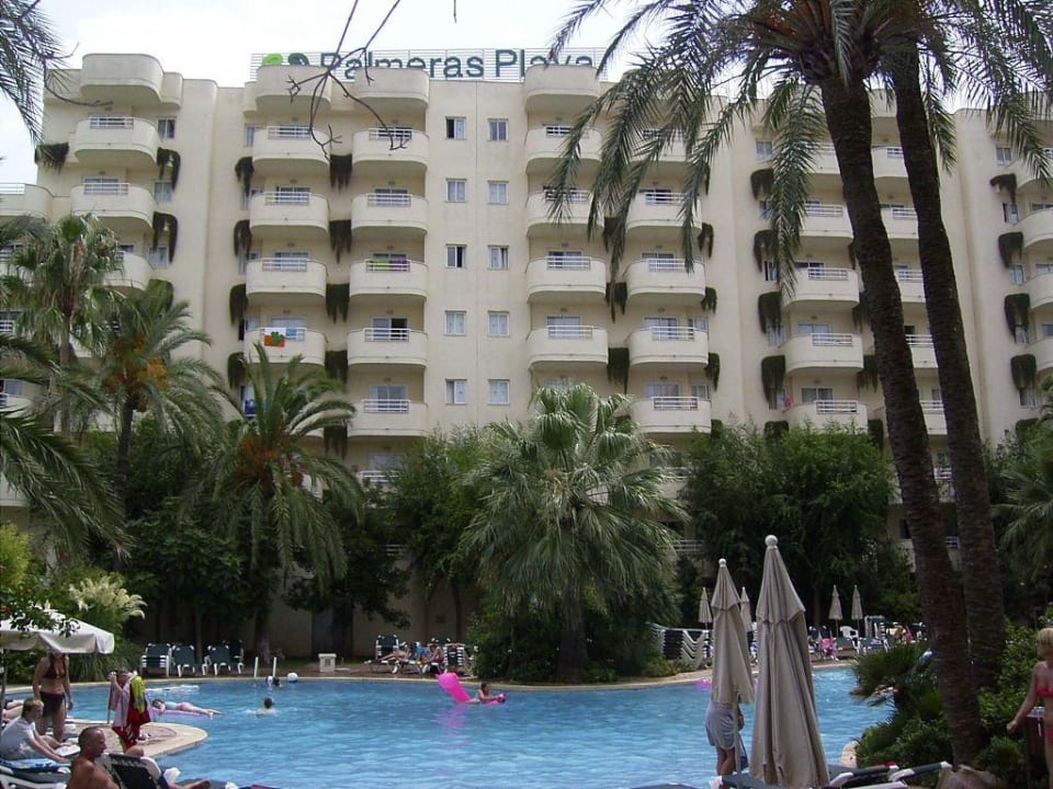 Aussicht vom Liegestuhl Protur Palmeras Playa Aparthotel