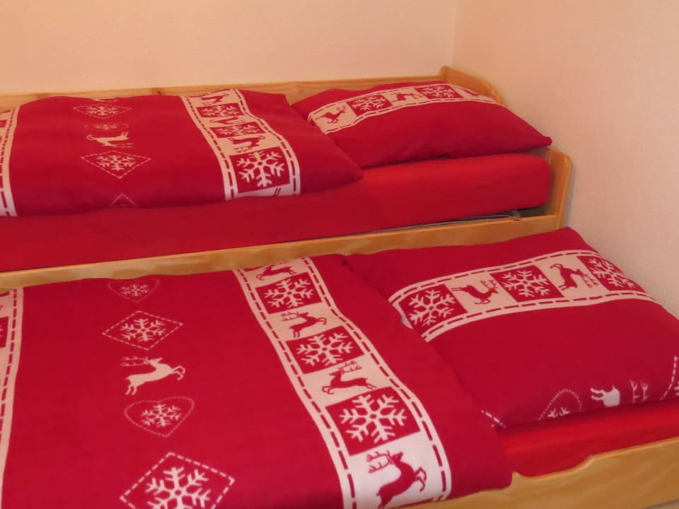 Kleines Schlafzimmer Ferienwohnung Genetzkie