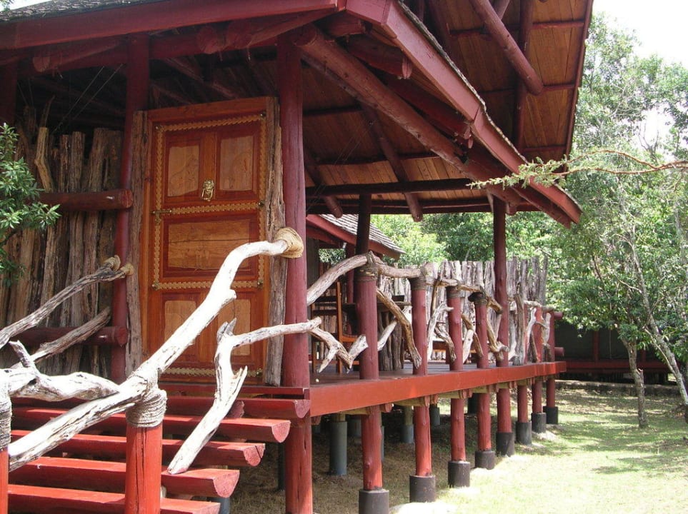 Die Tür muß immer gut versperrt werden Royal Mara Safari Lodge