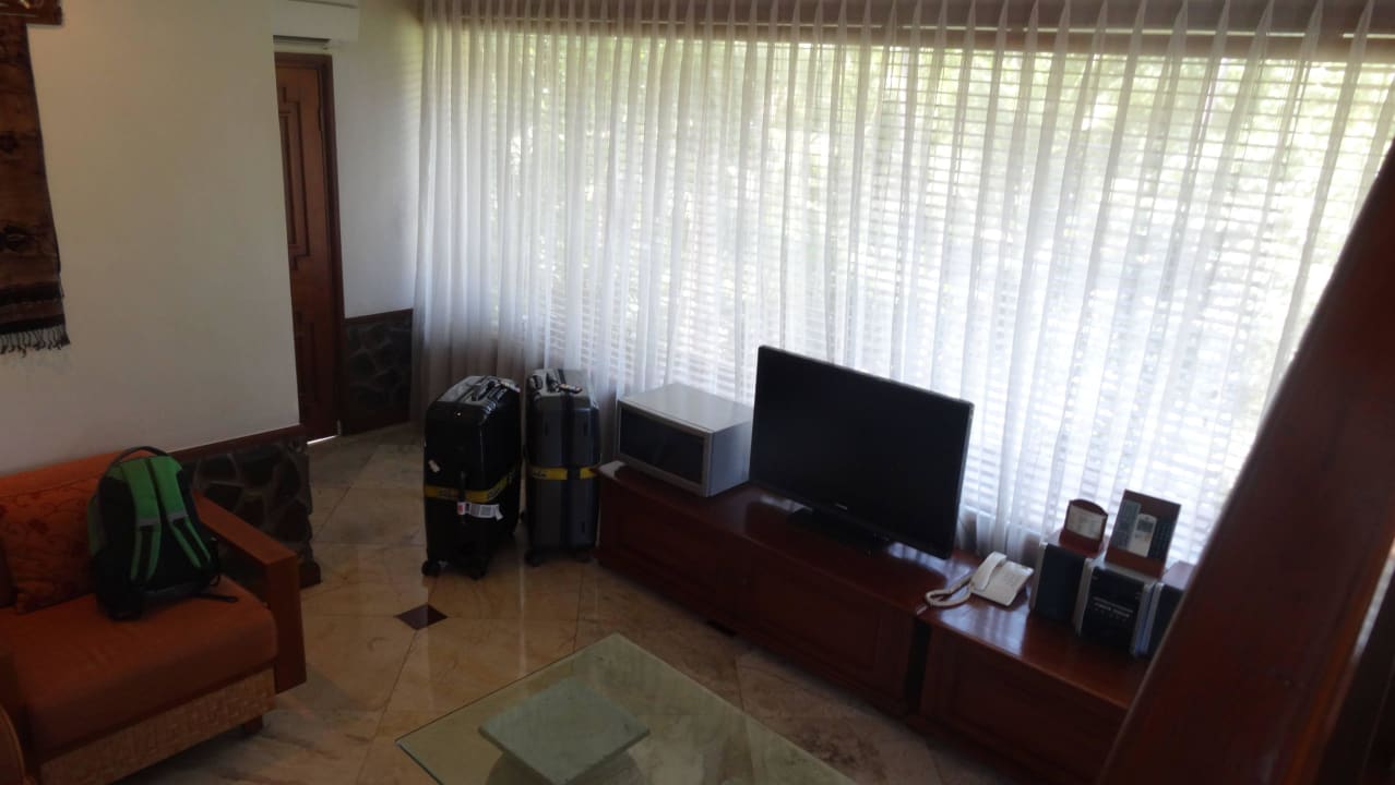 Ins Wohnzimmer von oben Ramayana Candidasa Beach Resort