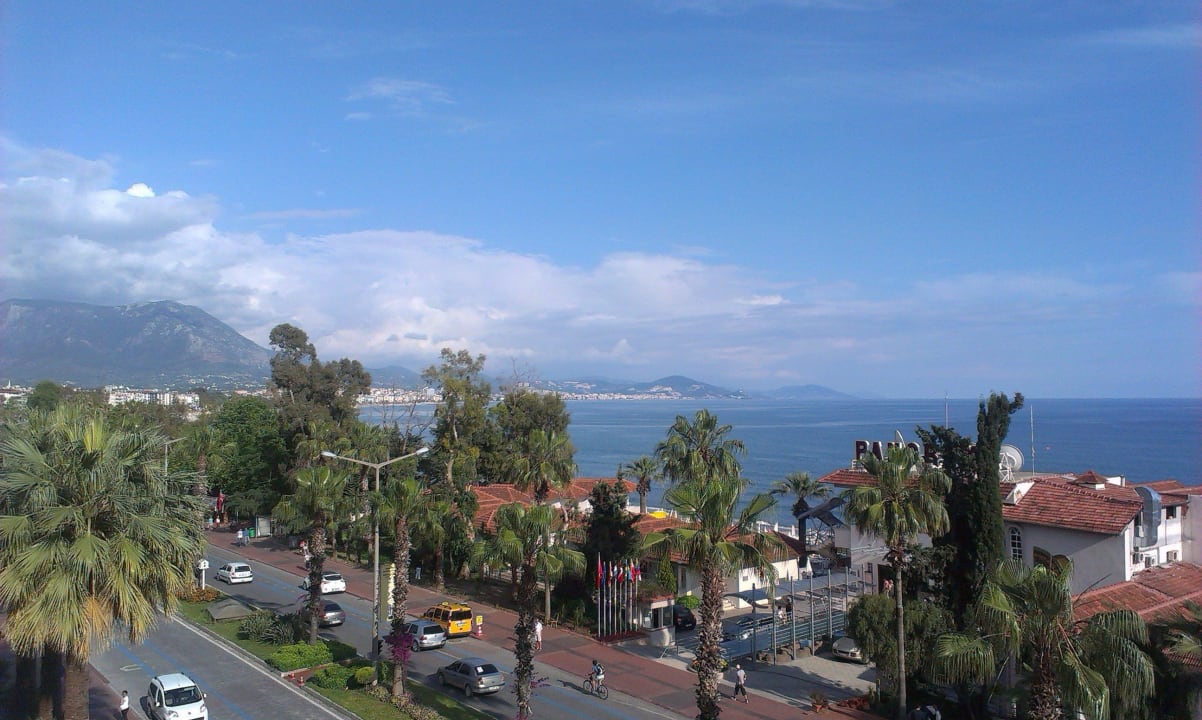 Ausblick vom Balkon Büyük Hotel