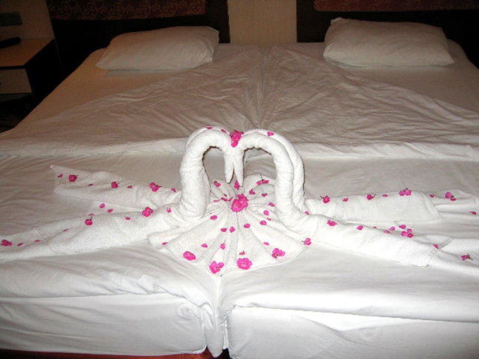 Schwäne aus Handtüchern Alaiye Resort & Spa