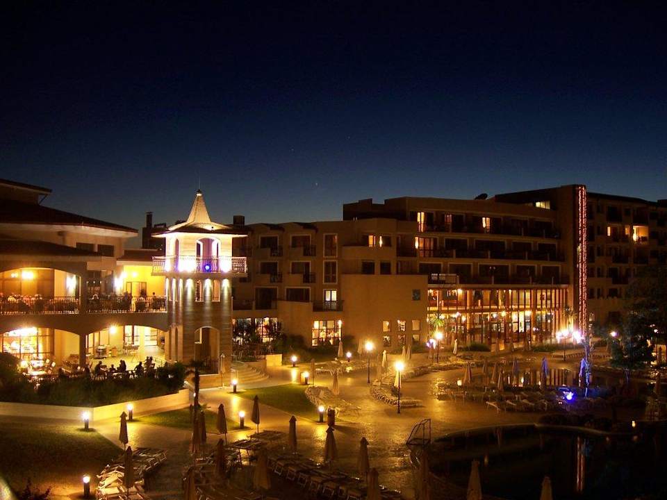 Ausblick am Abend vom Zimmer HVD Clubhotel Miramar