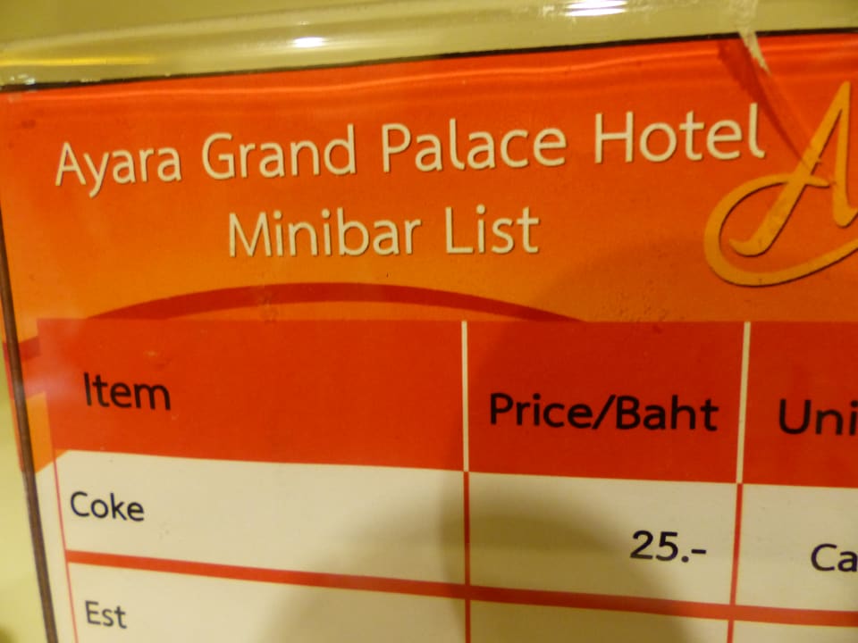Sonstiges Hotel Ayara Grand Palace