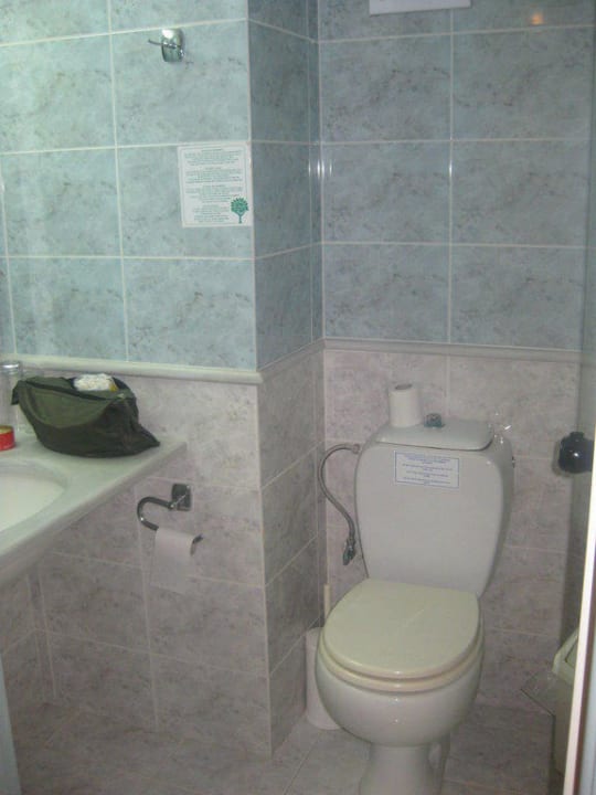 Teil vom Badezimmer Hotel Eva Bay