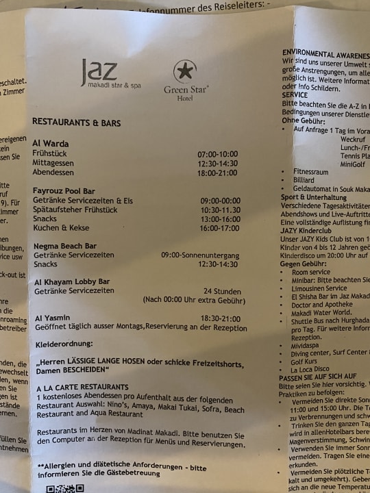 Sonstiges Hotel JAZ Makadi Star & Spa