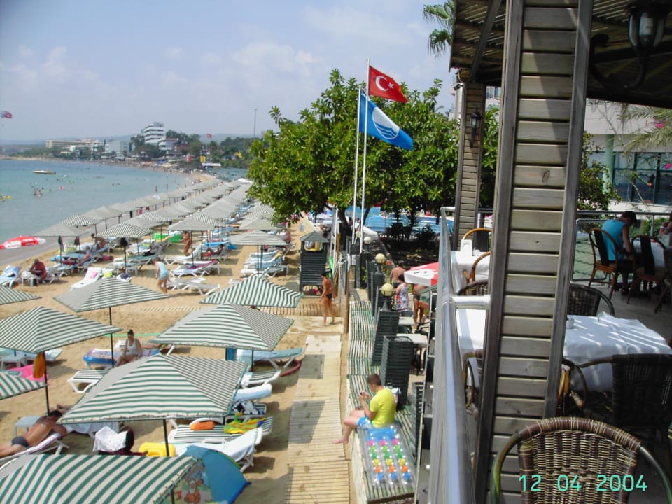 Frühstücksaussichten Aska Hotel Just in Beach