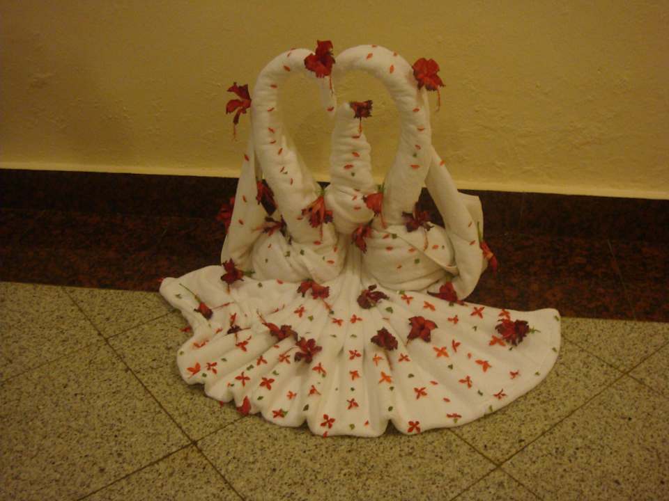 Auf dem Bett! Hotel Riu Bambu