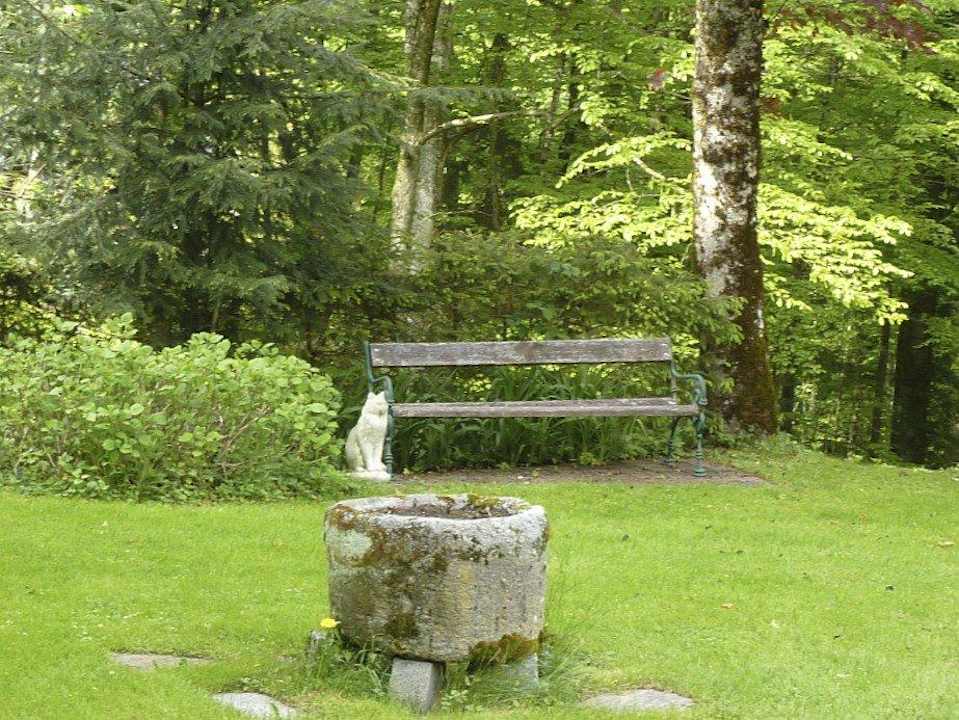 Ist der Garten nicht schön? Hotel Göschlseben