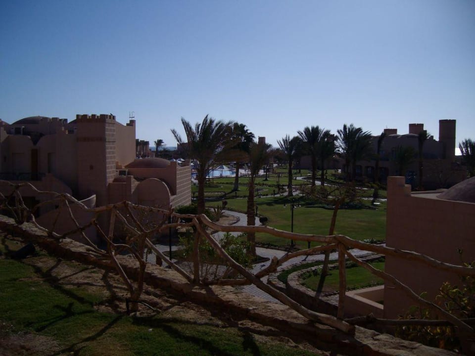 Blick vom Balkon Sentido Akassia Beach