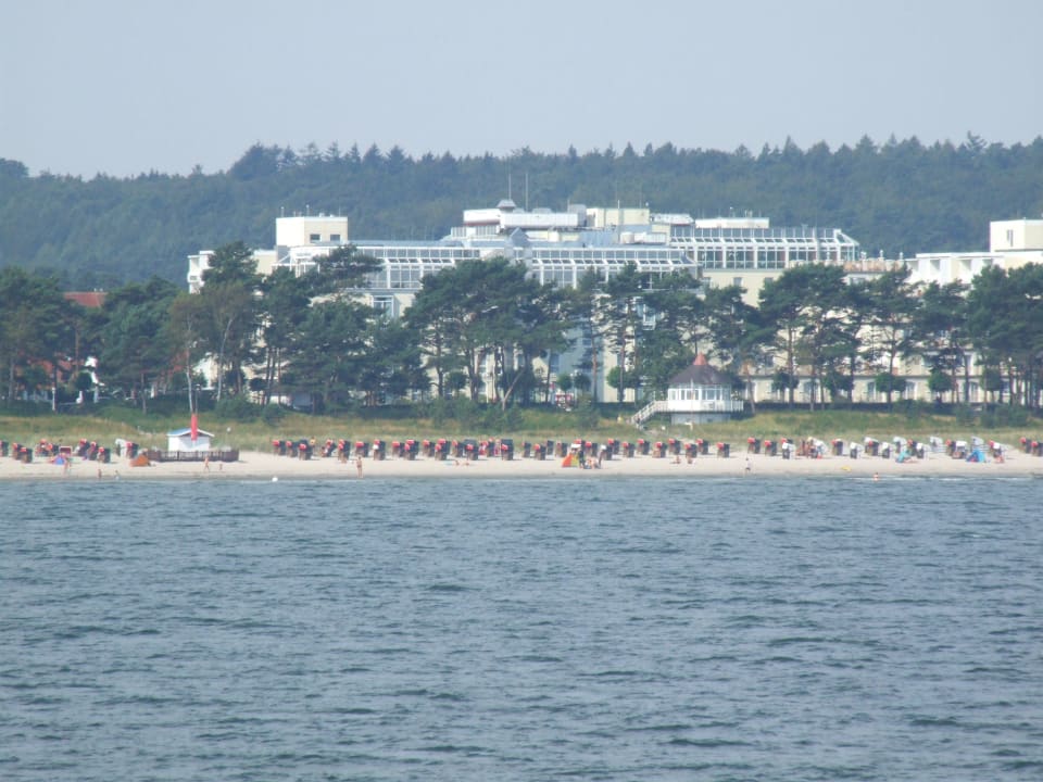 Von der Seeseite  Rugard Thermal Strandhotel