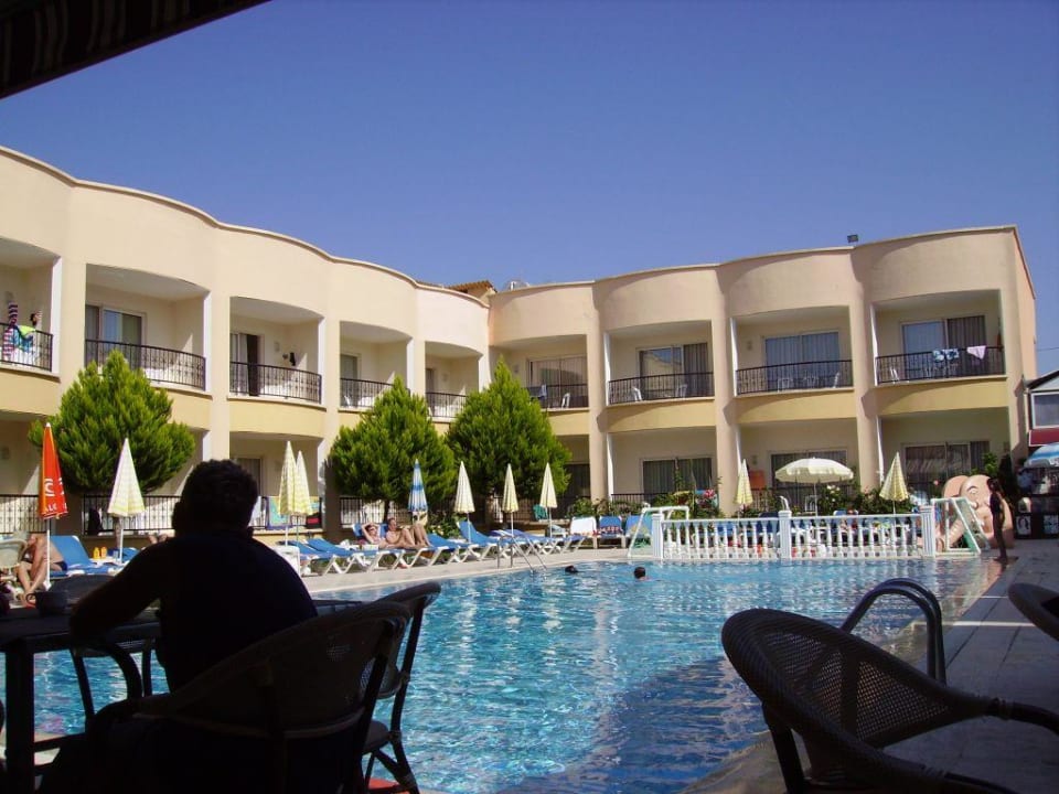 Hotel vom Restaurant aus Sayanora Hotel